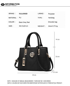 Embroidery Messenger Bags Women Leather Handbags  Bags for Women 2020 Sac a Main Ladies Hand Bag