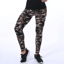 Load image into Gallery viewer, YSDNCHI 2020 Camouflage Womens for leggins Graffiti Style Slim Stretch Trouser Army Green Leggings Deportes Pants K085