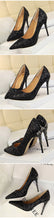 Load image into Gallery viewer, 2019 New Spring Women Pumps High Thin Heels Pointed Toe Metal Decoration Sexy Bling Bridal Wedding Women Shoes Gold High Heels
