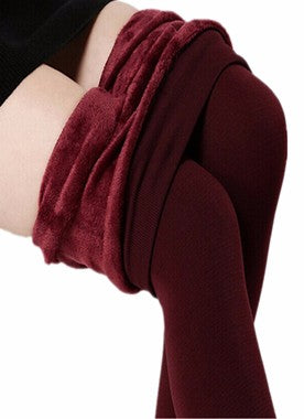 8 Colors S-XL Winter Plus Cashmere Leggings Woman Casual Warm Big Size Faux Velvet Knitted Thick Slim Super Elastic Leggings