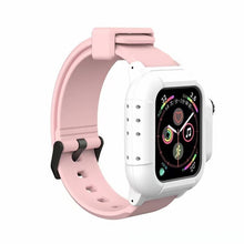 Load image into Gallery viewer, Waterproof case For Apple Watch band 4 iwatch bands 42mm Silicone Strap 44mm 40mm pulseira Bracelet smart watch Accessories loop