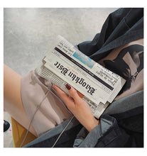 Load image into Gallery viewer, Newspapers modeling day clutch bags letter envelope bag casual shoulder bag purse evening bags with clothing wallet