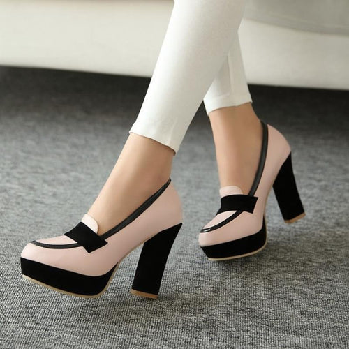 TAOFFEN ladies high heel shoes women sexy dress footwear fashion lady female brand pumps P13025 hot sale EUR size 34-47