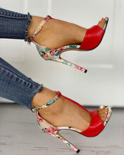 Load image into Gallery viewer, Printing Zapatos Red Fashion Summer Sexy Exquisite 10cm High Heels Ladies Increased Stiletto Super High Heel  Womens Pumps