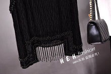 Load image into Gallery viewer, Cakucool Women Beading Blouse Shirt Sleeveless Summer Chiffon Tops Pearl Tassels Cute Sexy Girls Blusas Top Shirts