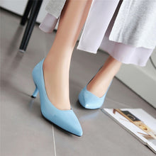 Load image into Gallery viewer, ASUMER Large size 33-48 New fashion high heels shoes pointed toe classic women pumps candy