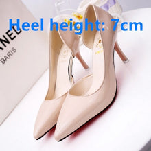 Load image into Gallery viewer, Cresfimix femmes hauts talons women fashion silver pointed toe high heel shoes lady casual shoes office high heel pumps a5044