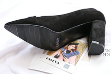 Load image into Gallery viewer, ESVEVA 2020 Women Pumps Shoes Sweet Style Women Shoes Pumps Fashion Square High Heels Size 34-43 Shallow Slip on Pointed Toe