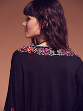 Load image into Gallery viewer, Boho Blouse 2020 floral embroidered flare long sleeve v-neck Casual holiday chic Bohemia loose style women top Hippie Blouses