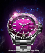 Load image into Gallery viewer, TEVISE men&#39;s mechanical watch men Skeleton Automatic Mens Watch