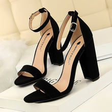 Load image into Gallery viewer, BIGTREE shoes Woman Heels Sexy High Heels Women Pumps Women Sandals Buckle Strap Square Heels Women Shoes Party Wedding Shoes