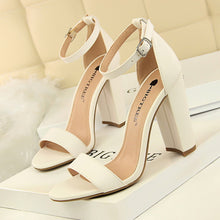 Load image into Gallery viewer, BIGTREE shoes Woman Heels Sexy High Heels Women Pumps Women Sandals Buckle Strap Square Heels Women Shoes Party Wedding Shoes