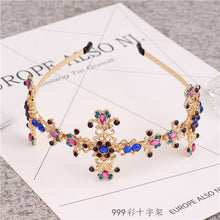 Load image into Gallery viewer, New Arrival Lady&#39;s Handmade Fashional Korean Style Diamante Flowers Beading Hairbands Women Hair Accessory