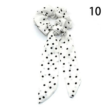 Load image into Gallery viewer, 2020 Print Bow Streamers Hair Scrunchies Ribbon Hair Ties For Women Girls Hair Band Rope Ponytail Holder Hair Accessories