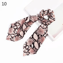 Load image into Gallery viewer, 2020 Print Bow Streamers Hair Scrunchies Ribbon Hair Ties For Women Girls Hair Band Rope Ponytail Holder Hair Accessories