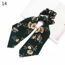 Load image into Gallery viewer, 2020 Print Bow Streamers Hair Scrunchies Ribbon Hair Ties For Women Girls Hair Band Rope Ponytail Holder Hair Accessories