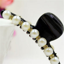 Load image into Gallery viewer, Luxury Pearls Hairpins Hair Ornaments Trendy Shiny Rhinestone Hair Clip Crab Hair Claws