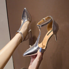 Load image into Gallery viewer, Super High Heels Wedding Party Shoes for Ladies Thin Heels High Heels Women Sandals Pointed Pumps Women Shoes Summer Shoes Woman