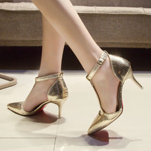 Load image into Gallery viewer, Super High Heels Wedding Party Shoes for Ladies Thin Heels High Heels Women Sandals Pointed Pumps Women Shoes Summer Shoes Woman