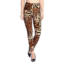 Load image into Gallery viewer, YSDNCHI 2019 Fashion Women Leggings Slim High Waist Elasticity Leggings Leopard Printing leggins Woman Pants Cotton Leggings