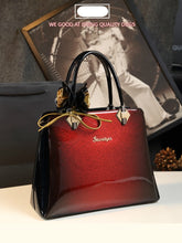 Load image into Gallery viewer, ICEV 2019 newest women leather handbags designer high quality patent leather clutch boston tote top handle bags ladies business