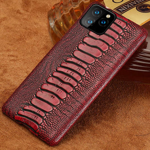 Genuine Cowhide Leather phone case For Apple iPhone 11 11 Pro 11 Pro Max X XS XS xsmax XR 5s se 5 6 6s 7 8 plus luxury Cover