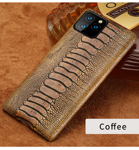 Genuine Cowhide Leather phone case For Apple iPhone 11 11 Pro 11 Pro Max X XS XS xsmax XR 5s se 5 6 6s 7 8 plus luxury Cover