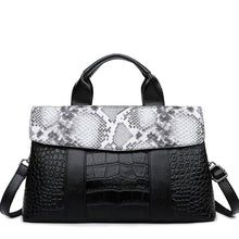 Load image into Gallery viewer, High Quality Sexy Boa Pattern Embossed Leather Lady Shoulder Crossbody Handbags Designer Women Messenger Totes Bag New