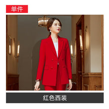 Load image into Gallery viewer, High quality temperament business professional women&#39;s suit 2019 autumn and winter new slim jacket large size female Pants suit