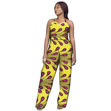 Load image into Gallery viewer, New Arrivar Strapless Jumpsuit Dashiki African Fabric Wax Print Rompers Womens Jumpsuit Traditional African Clothing WY2969