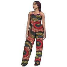 Load image into Gallery viewer, New Arrivar Strapless Jumpsuit Dashiki African Fabric Wax Print Rompers Womens Jumpsuit Traditional African Clothing WY2969