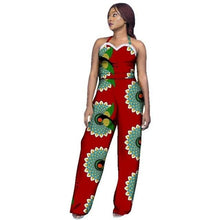 Load image into Gallery viewer, New Arrivar Strapless Jumpsuit Dashiki African Fabric Wax Print Rompers Womens Jumpsuit Traditional African Clothing WY2969