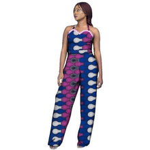 Load image into Gallery viewer, New Arrivar Strapless Jumpsuit Dashiki African Fabric Wax Print Rompers Womens Jumpsuit Traditional African Clothing WY2969