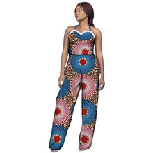 Load image into Gallery viewer, New Arrivar Strapless Jumpsuit Dashiki African Fabric Wax Print Rompers Womens Jumpsuit Traditional African Clothing WY2969