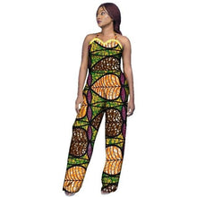 Load image into Gallery viewer, New Arrivar Strapless Jumpsuit Dashiki African Fabric Wax Print Rompers Womens Jumpsuit Traditional African Clothing WY2969