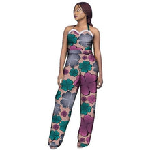 Load image into Gallery viewer, New Arrivar Strapless Jumpsuit Dashiki African Fabric Wax Print Rompers Womens Jumpsuit Traditional African Clothing WY2969