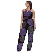 Load image into Gallery viewer, New Arrivar Strapless Jumpsuit Dashiki African Fabric Wax Print Rompers Womens Jumpsuit Traditional African Clothing WY2969