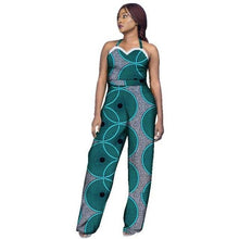 Load image into Gallery viewer, New Arrivar Strapless Jumpsuit Dashiki African Fabric Wax Print Rompers Womens Jumpsuit Traditional African Clothing WY2969