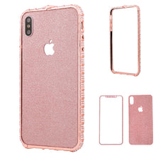 Load image into Gallery viewer, for iPhone 11 Pro Max Case Xs Max Xr X 10 8 7 6 Plus Luxury Bling Diamond Metal Bumper Glitter Stick Cover Girl Women Rhinestone