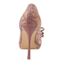Load image into Gallery viewer, Sexy platform heels Peep Toe Lace Black high heels shoes White wedding shoes ladies sandals Pumps Women shoes 2020