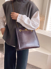 Load image into Gallery viewer, Crocodile pattern Crossbody bag 2020 Fashion New High Quality Leather Women&#39;s Designer Handbag Lock Chain Shoulder Messenger bag