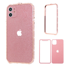 Load image into Gallery viewer, for iPhone 11 Pro Max Case Xs Max Xr X 10 8 7 6 Plus Luxury Bling Diamond Metal Bumper Glitter Stick Cover Girl Women Rhinestone