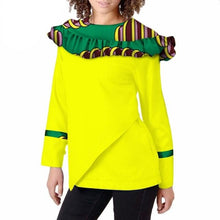 Load image into Gallery viewer, Autumn African Clothes for women for Women Dashiki Long Sleeves Africa Clothing Plus Size Traditional African Clothing WY008