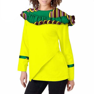 Autumn African Clothes for women for Women Dashiki Long Sleeves Africa Clothing Plus Size Traditional African Clothing WY008