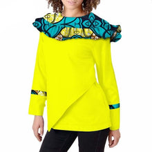 Load image into Gallery viewer, Autumn African Clothes for women for Women Dashiki Long Sleeves Africa Clothing Plus Size Traditional African Clothing WY008