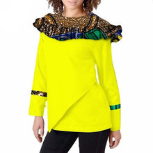 Load image into Gallery viewer, Autumn African Clothes for women for Women Dashiki Long Sleeves Africa Clothing Plus Size Traditional African Clothing WY008