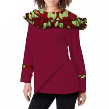 Load image into Gallery viewer, Autumn African Clothes for women for Women Dashiki Long Sleeves Africa Clothing Plus Size Traditional African Clothing WY008