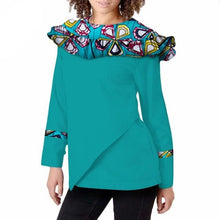 Load image into Gallery viewer, Autumn African Clothes for women for Women Dashiki Long Sleeves Africa Clothing Plus Size Traditional African Clothing WY008