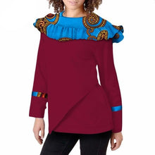 Load image into Gallery viewer, Autumn African Clothes for women for Women Dashiki Long Sleeves Africa Clothing Plus Size Traditional African Clothing WY008