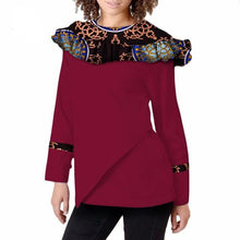 Load image into Gallery viewer, Autumn African Clothes for women for Women Dashiki Long Sleeves Africa Clothing Plus Size Traditional African Clothing WY008